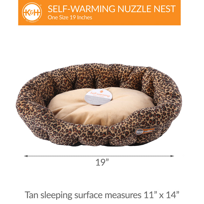 K&H Self-Warming Nuzzle Nest Pet Bed