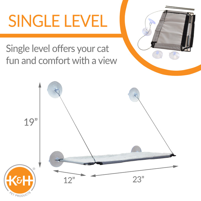 K&H Window Lounger Kitty Sill - Single or Double Level