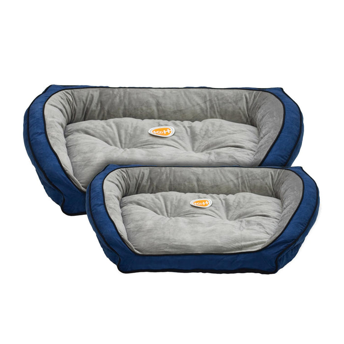 K&H Bolster Couch Gray/Blue