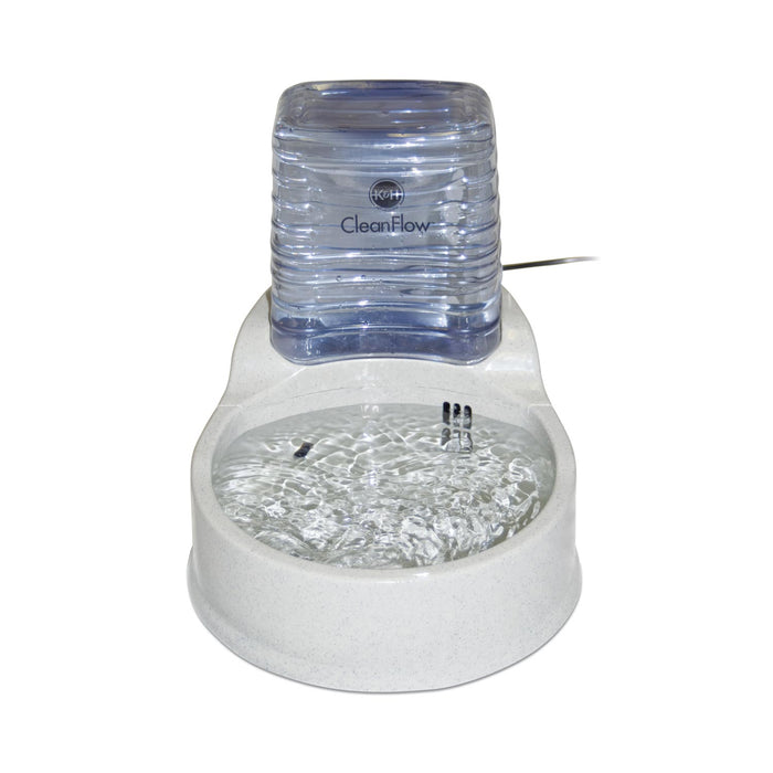 CleanFlow Water Filter Dog Bowl With Reservoir