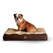 K&H Feather-Top Ortho Bed Chocolate/Tan
