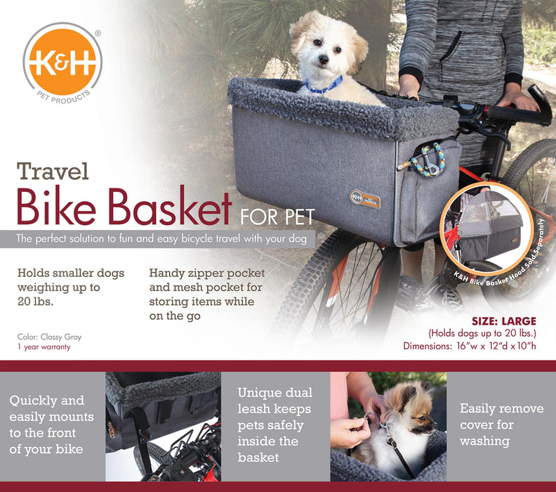 K&H Travel Bike Basket for Pet